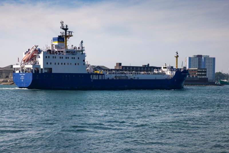 Portsmouth,,Hampshire,,Uk,September,7,2023,Nuclear,Fuel,Carrier,Pacific